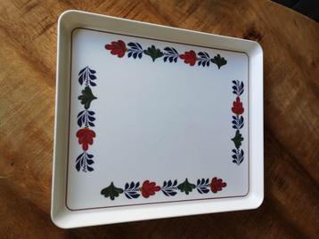 dienblad kunststof boerenbont  beschikbaar voor biedingen