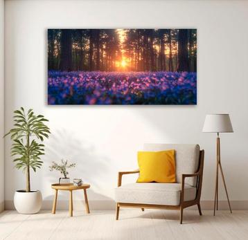 Nieuwe canvas print groot ochtend dauw 80 x 155 cm beschikbaar voor biedingen
