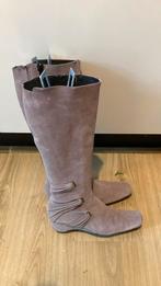 Suede oudroze laarzen, mt 37, Kleding | Dames, Schoenen, Hoge laarzen, Ophalen of Verzenden, Zo goed als nieuw, Roze