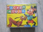 mickey mouse vintage houten blokjespuzzel, Mickey Mouse, Gebruikt, Ophalen of Verzenden
