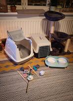 Kattenbak, reismand, krabpaal, voer/drinkbak en speeltjes!, Dieren en Toebehoren, Katten-accessoires, Ophalen, Nieuw