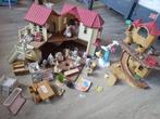 sylvanian families huis en boomhut, Kinderen en Baby's, Poppenhuis, Ophalen of Verzenden, Zo goed als nieuw