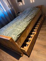 Kinderbed steigerhout, Ophalen, 210 cm, Steigerhout, Tweepersoons