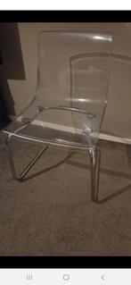 Ikea Stoel - Transparant Design, Huis en Inrichting, Stoelen, Ophalen, Gebruikt, Overige kleuren, Metaal