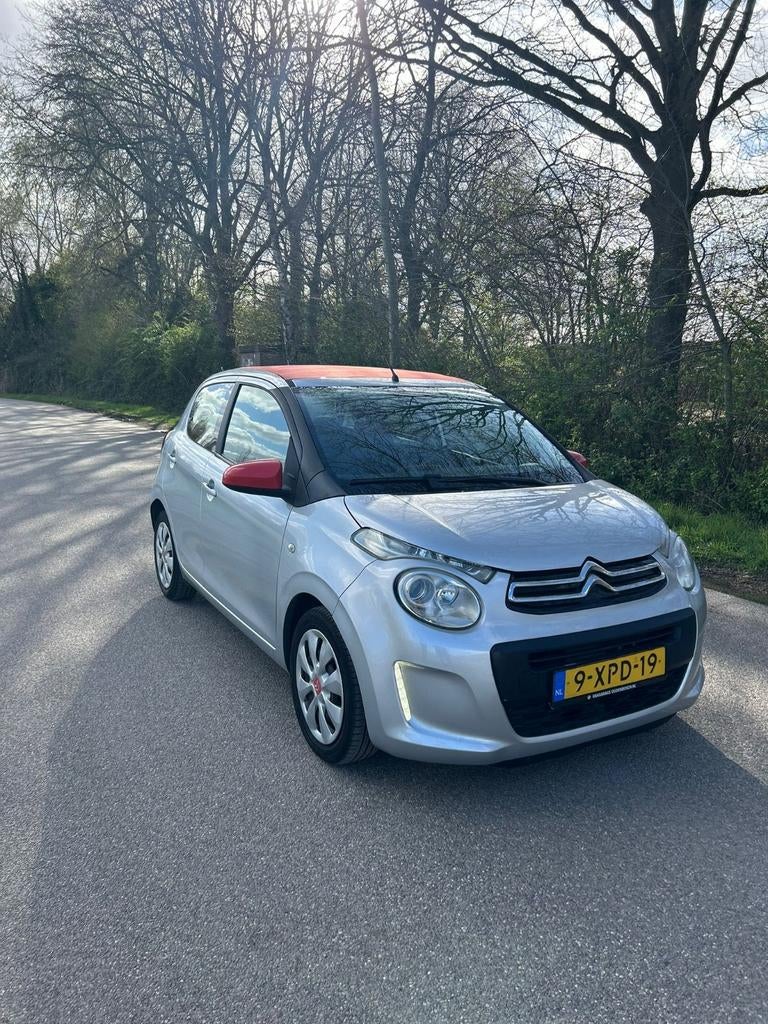 Citroën C1 1.2 Puretech Airscape 5 DEURS NAP !, Auto's, Voorwielaandrijving, Stof, Zwart, 1199 cc
