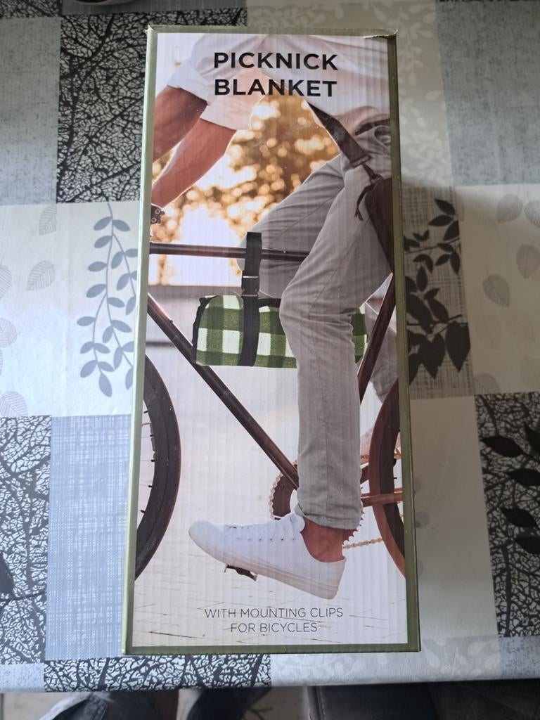 Norländer Picknickplaid 120x135 cm met fietsbevestiging, Ophalen of Verzenden, Nieuw