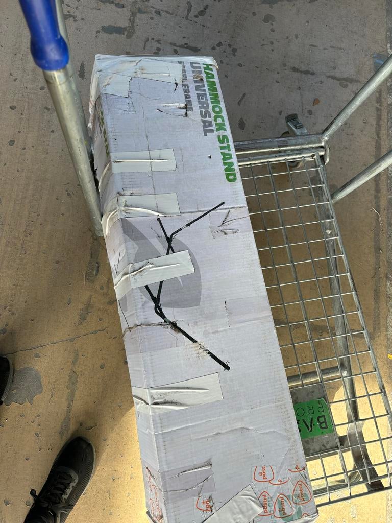 Hangmat staander, 1 keer gebruikt, Tuin en Terras, Hangmatten, Ophalen, Meerpersoons, Nieuw, Met standaard