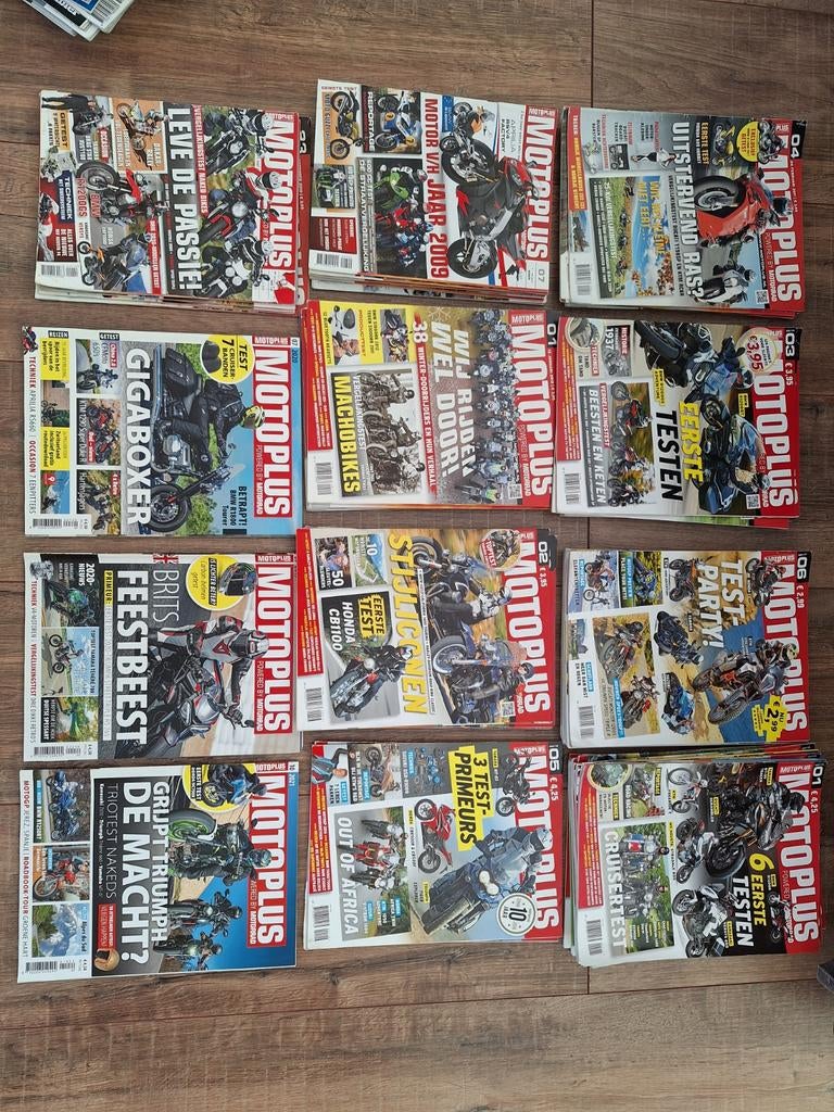 Grote collectie MotoPlus motorbladen - diverse jaargangen, Ophalen, Gelezen, Overige typen