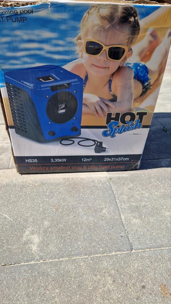 Hot Splash HS35 Plug & Play Zwembad Warmtepomp, Ophalen, Minder dan 80 cm, Overige typen, Minder dan 200 cm