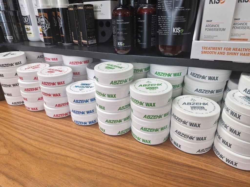 ABZEHK Haarwax ultra matte strong gelwax gel te koop, Ophalen of Verzenden, Nieuw, Gel, Wax, Haarlak of Mousse