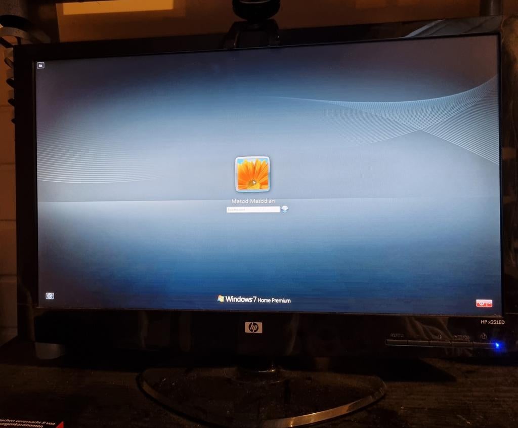 HP Desktop PC met Monitor en Speakers, Computers en Software, Desktop Pc's, Gebruikt, 8 GB, Ophalen of Verzenden, HP