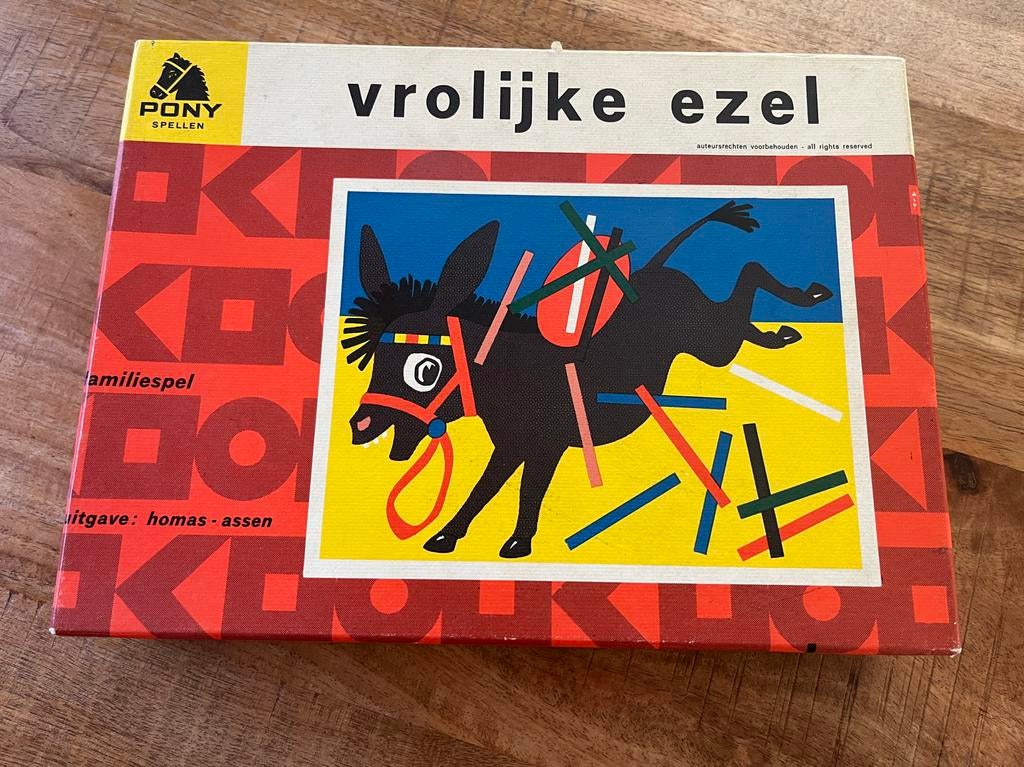 Vrolijke Ezel bordspel, Ophalen of Verzenden, Gebruikt