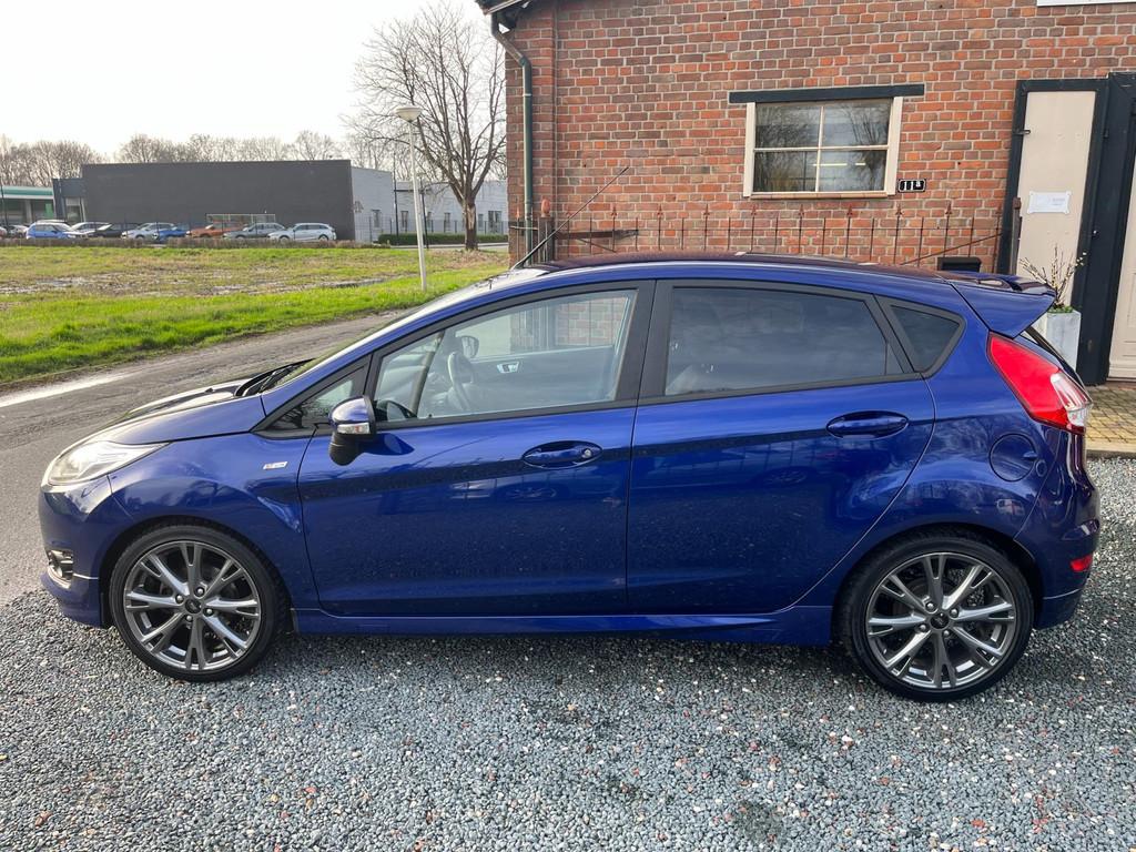 Ford Fiesta 1.0 EcoBoost ST Line ( Climate controle + Camera, Voorwielaandrijving, Blauw, 23 km/l, Origineel Nederlands