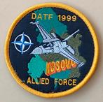 patch KLu-uitzending 1999, Verzamelen, Ophalen of Verzenden, Luchtmacht, Nederland, Embleem of Badge