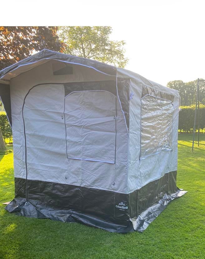 Mooie schuur/keuken/slaap tent te koop, Caravans en Kamperen, Tenten, Ophalen, Zo goed als nieuw