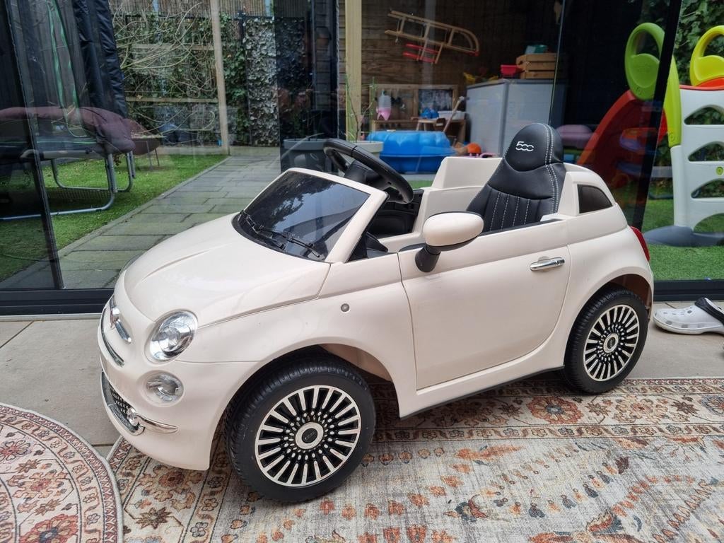 Fiat 500 kinderauto met afstandsbediening, Ophalen, Zo goed als nieuw