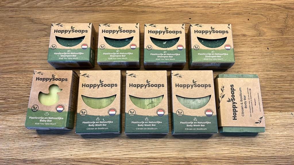 Verschillende happy Soaps bars., Sieraden, Tassen en Uiterlijk, Uiterlijk | Lichaamsverzorging, Ophalen of Verzenden, Nieuw, Bad & Douche