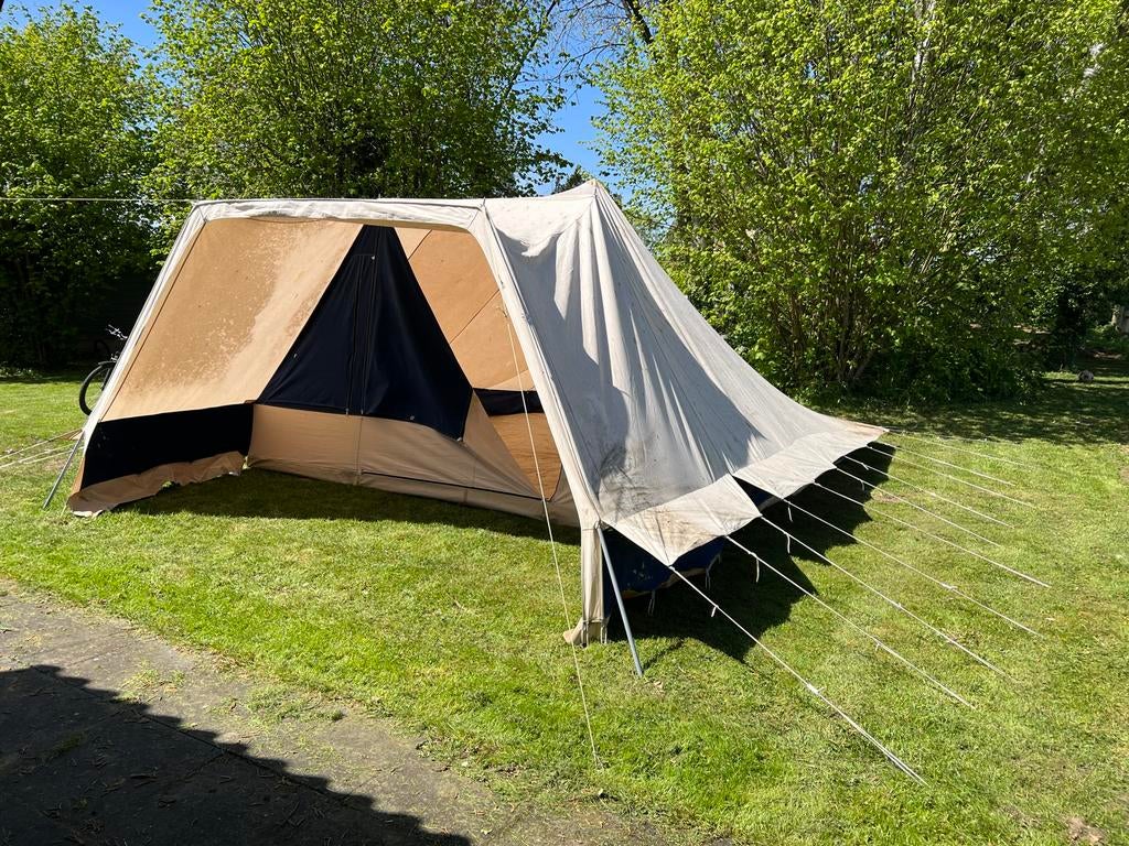 Vintage De Wit tunneltent - Ruime gezinstent, Ophalen, Gebruikt, De wit, Nvt