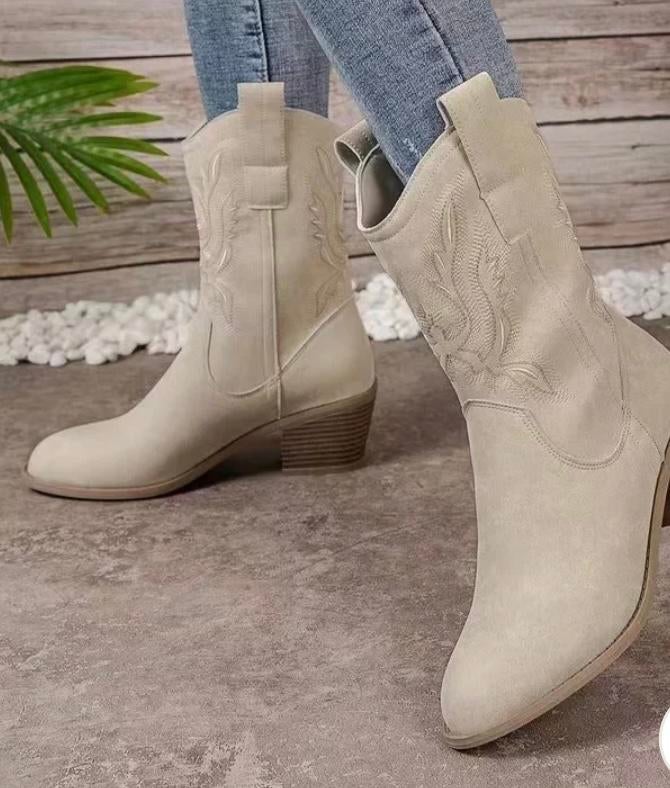 Cowboy laarzen wit. Maat 42.  Nieuw. Doe leuk bod., Ophalen of Verzenden, Zo goed als nieuw