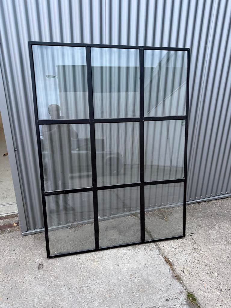 Stalen pui 1260x1690 mm, Gevelraam of Ruit, Gebruikt, 120 tot 160 cm, 160 cm of meer