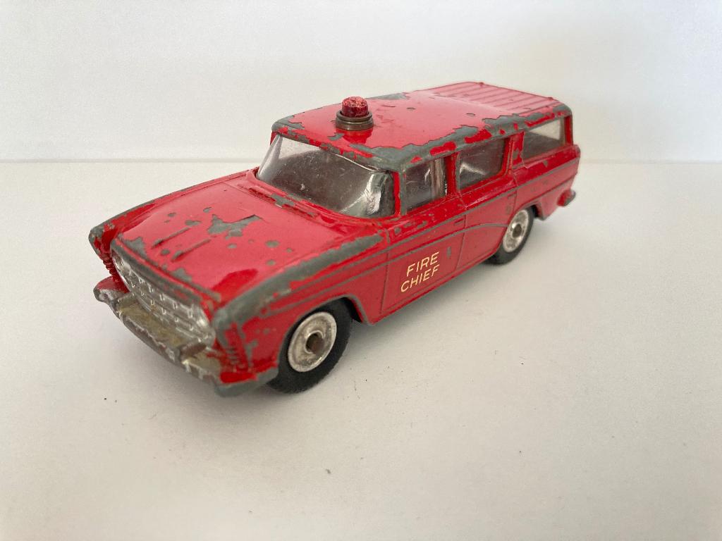 Dinky Toys Nash Rambler Fire Chief, Hobby en Vrije tijd, Ophalen of Verzenden, Gebruikt, Auto