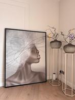 Urban Cotton wandkleed schilderij + frame, Ophalen, 125 cm of meer, Zo goed als nieuw, Schilderij