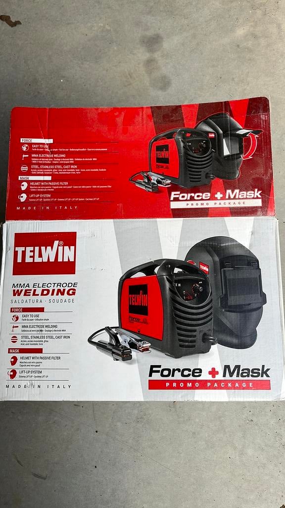 Telwin Force 125 Lasapparaat - MMA Elektrode Lassen, Ophalen