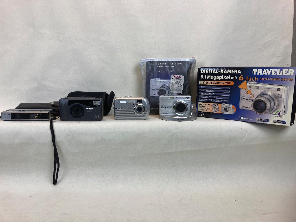 camera 4 stuks incl tas, Compact, Ophalen of Verzenden, Zo goed als nieuw, Overige Merken