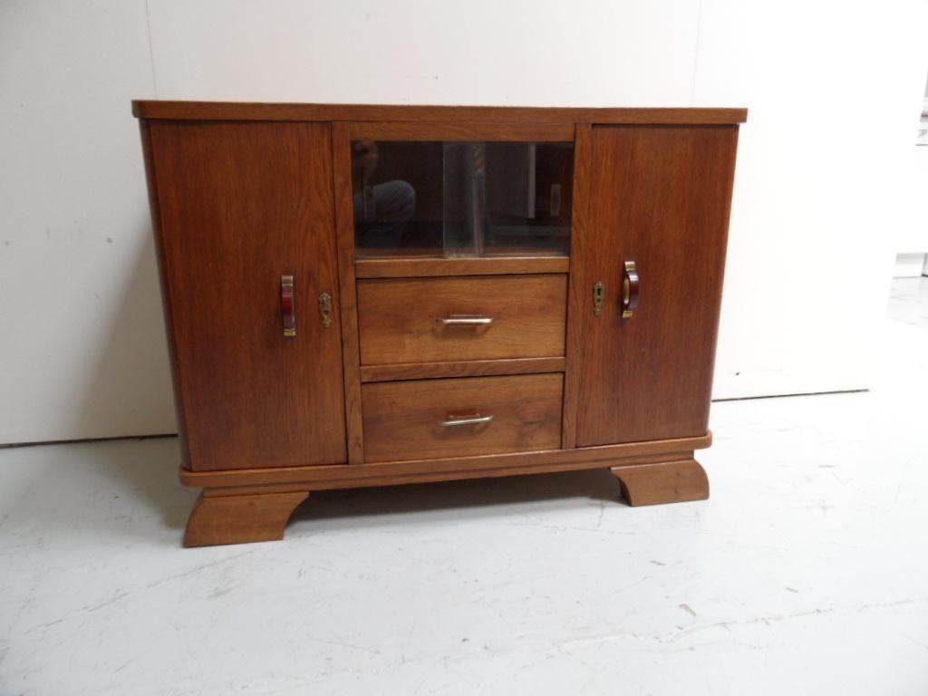 art deco buffetkast  sideboard  dressoir, Ophalen of Verzenden, Gebruikt, 25 tot 50 cm, Minder dan 100 cm