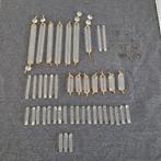 Partij pegels diamant staafjes onderdelen kroonluchter, Ophalen of Verzenden, Gebruikt, Glas