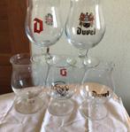 Duvel glas, glazen, 5 verschillende, Verzamelen, Biermerken, Ophalen of Verzenden, Zo goed als nieuw, Glas of Glazen, Duvel