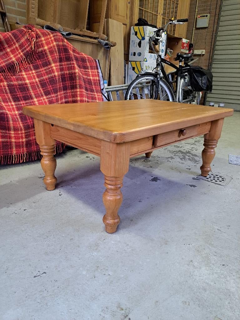 salontafel grenen, Ophalen, Gebruikt, 100 tot 150 cm, 50 tot 100 cm