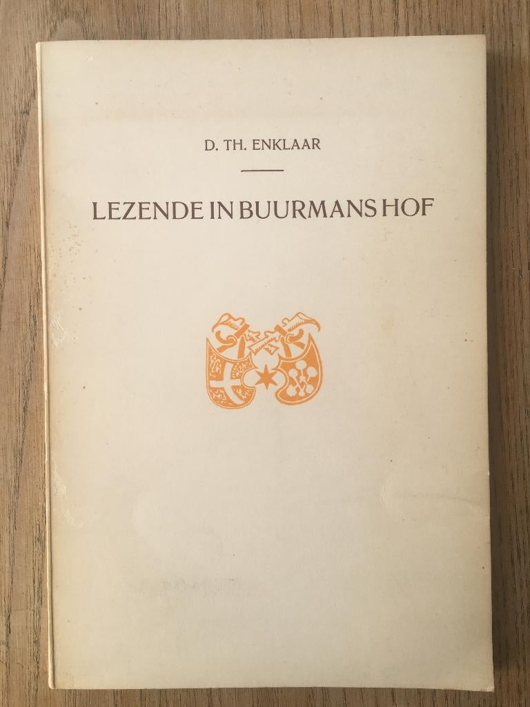 Lezende in buurmans hof, 	DTH Enklaar, 	26, Ophalen of Verzenden, Gelezen