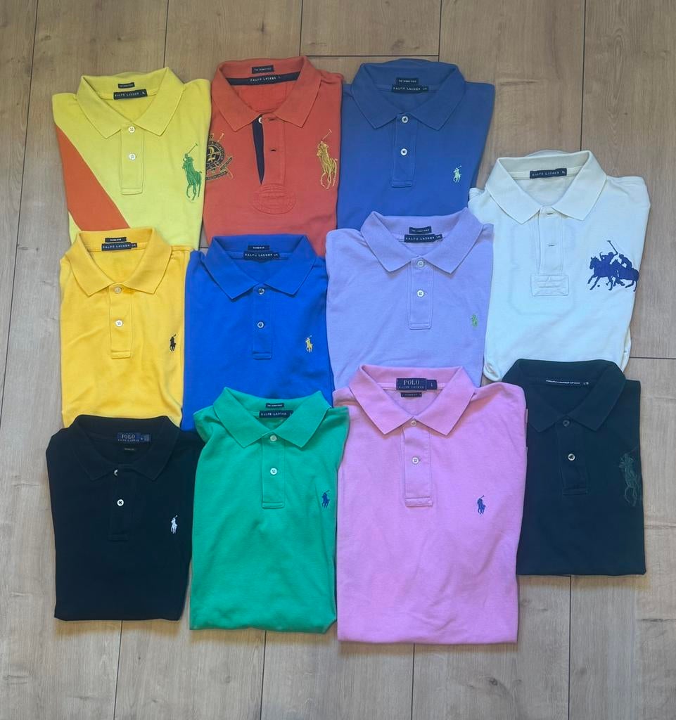 Ralph Lauren Polo’s – Grote Partij – Diverse Kleuren & Maten, Kleding | Heren, Verzenden, Zo goed als nieuw, Overige maten