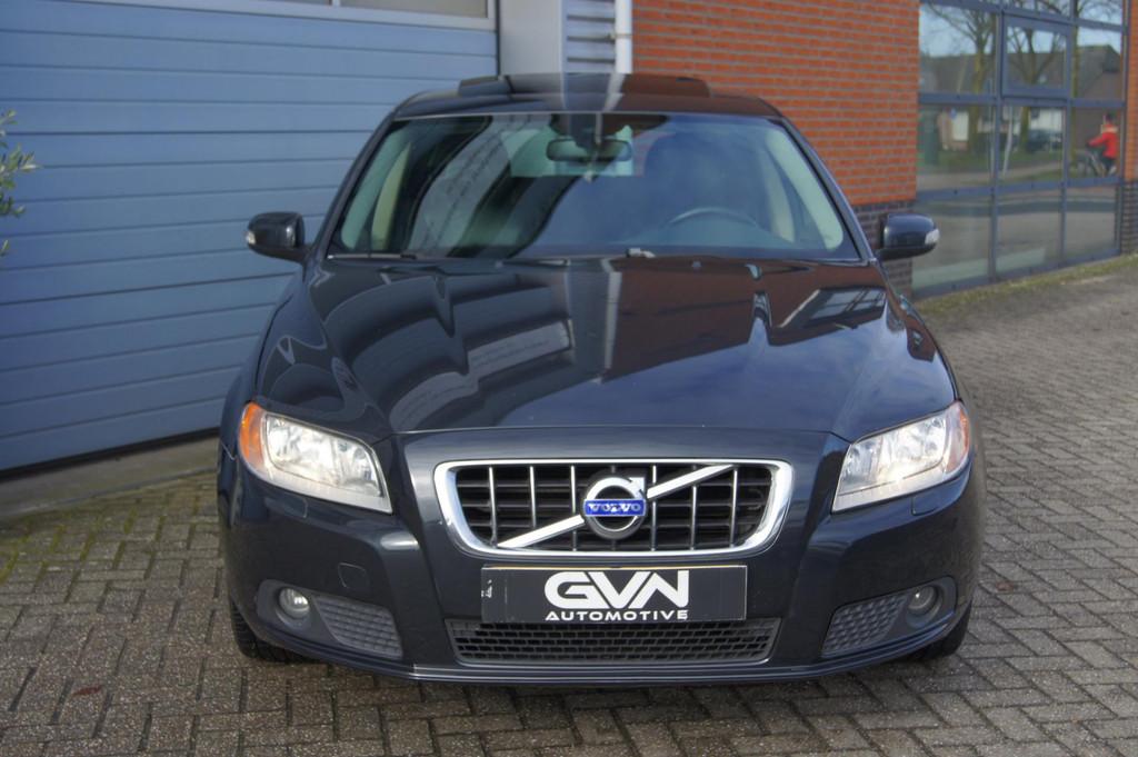 Volvo V70 3.2 6-cilinder Aut | Leder | Stoelverw | Cruise |, Auto's, Voorwielaandrijving, 238 pk, Blauw, Euro 4