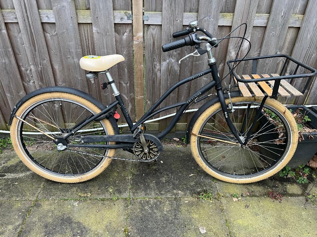 Meisjesfiets 26 inch, Terugtraprem, Gebruikt, Versnellingen, Ophalen