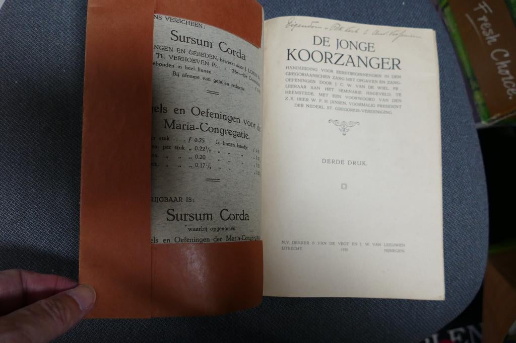 De jonge koorzanger, Ophalen of Verzenden