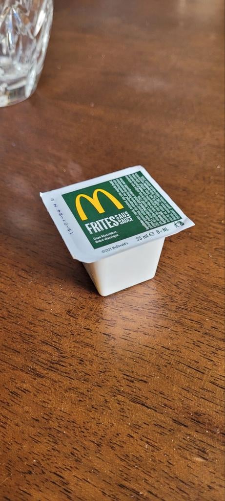 Mcdonalds frites saus bakje, Ophalen of Verzenden, Zo goed als nieuw