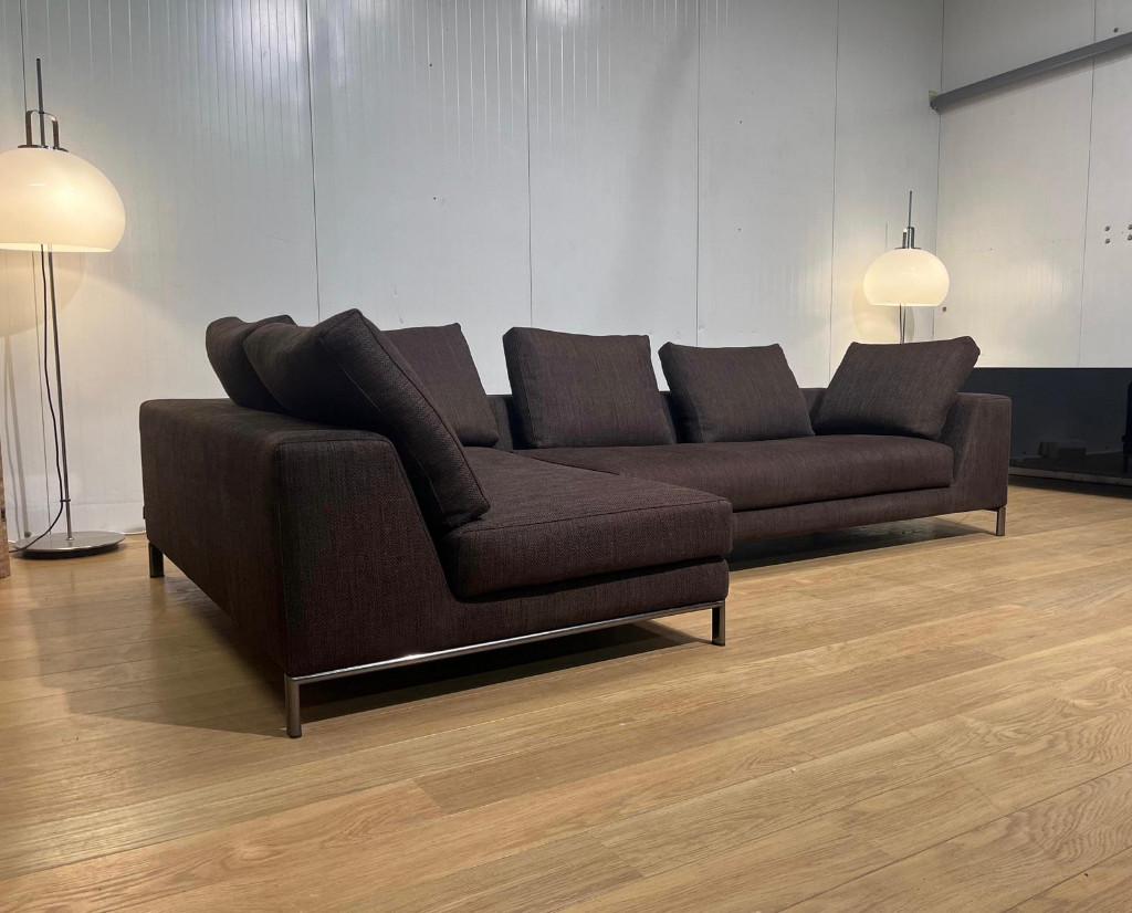 ZGAN Minotti Hamilton Hoekbank + GARANTIE NP €23.000, Huis en Inrichting, Banken | Bankstellen, https://www.minotti.com/en, 250 tot 300 cm