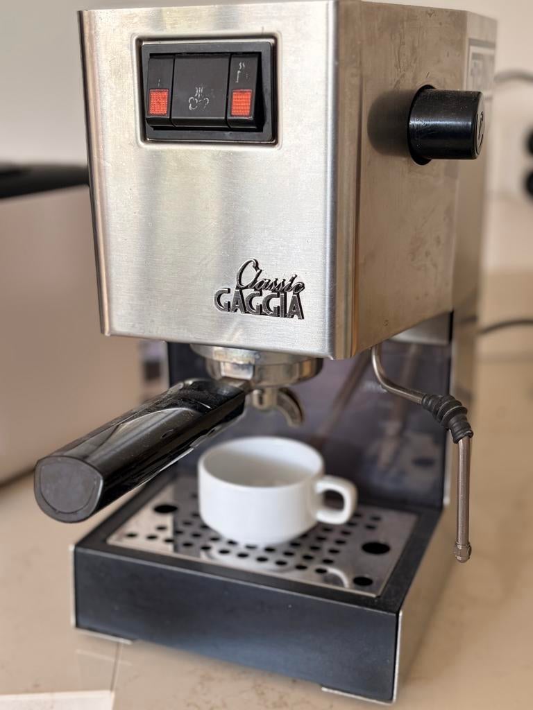 Gaggia Classic Espresso Machine - Refurbished - RVS, Witgoed en Apparatuur, Koffiezetapparaten, Espresso apparaat, Refurbished