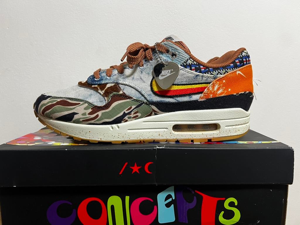Nike Air Max 1  xConcepts Heavy, Kleding | Heren, Schoenen, Ophalen of Verzenden, Gedragen