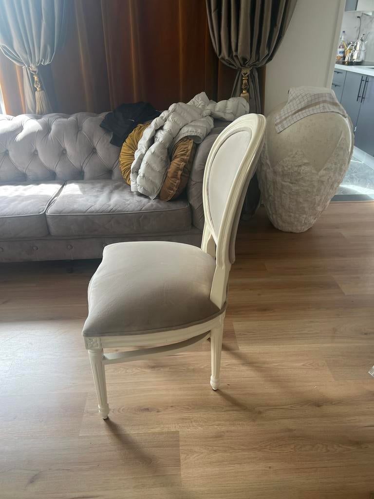 Rofra eetstoelen (8 stuks) Beige, Huis en Inrichting, Overige kleuren, Ophalen of Verzenden, Vijf, Zes of meer stoelen, Hout