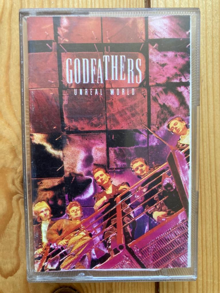 The Godfathers Unreal World cassettebandje alternatieve band, Cd's en Dvd's, Cassettebandjes, Overige genres, 1 bandje, Ophalen of Verzenden