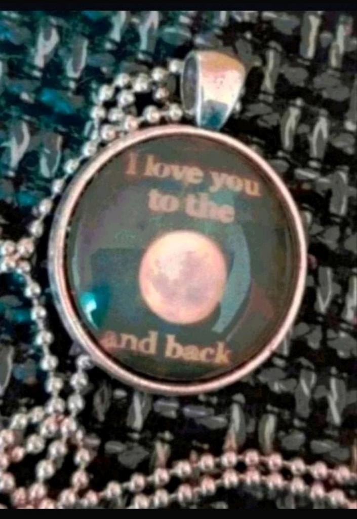 Kettingen i love you to the moon verschillende, Verzenden, Nieuw, Zilver, Met hanger