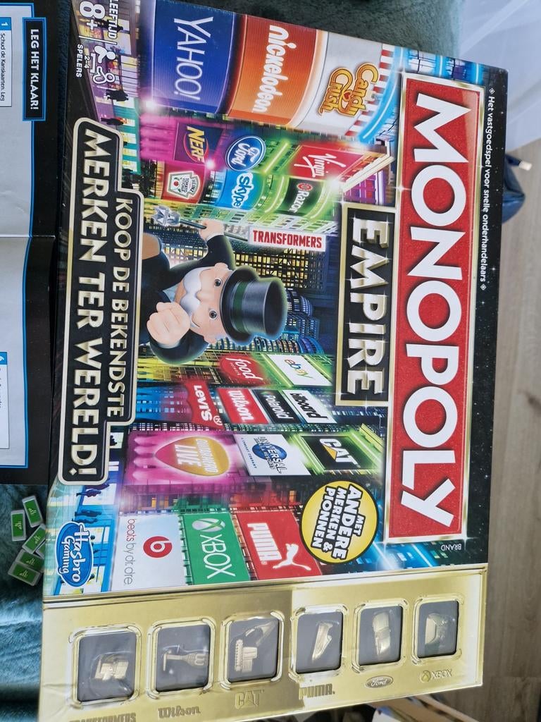 Monopoly Empire: Bouw je merkenimperium!, Een of twee spelers, Ophalen of Verzenden, Gebruikt, Hasbro Gaming