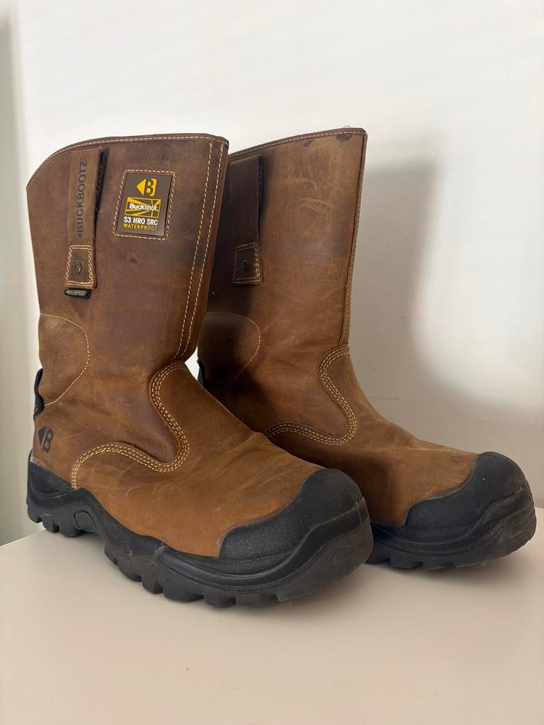 Buckbootz Werklaarzen Maat 42 - S3 HRO SRC Waterproof, Doe-het-zelf en Verbouw, Veiligheidskleding, Nieuw, Ophalen of Verzenden