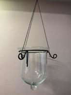 Hang vaas, Ophalen, 50 tot 75 cm, Wit, Glas