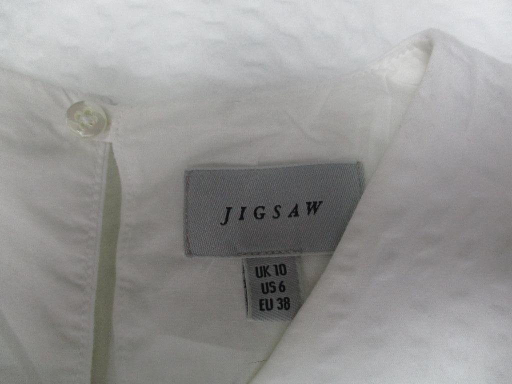 Jigsaw, size 38, Kleding | Dames, Maat 38/40 (M), Jigsaw, Verzenden, Wit