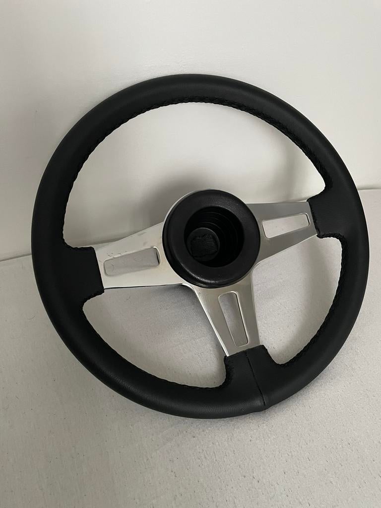 Golf 1 GTI spucknapf stuur leer bekleed met chroom NIEUW, Ophalen of Verzenden, Nieuw, Seat