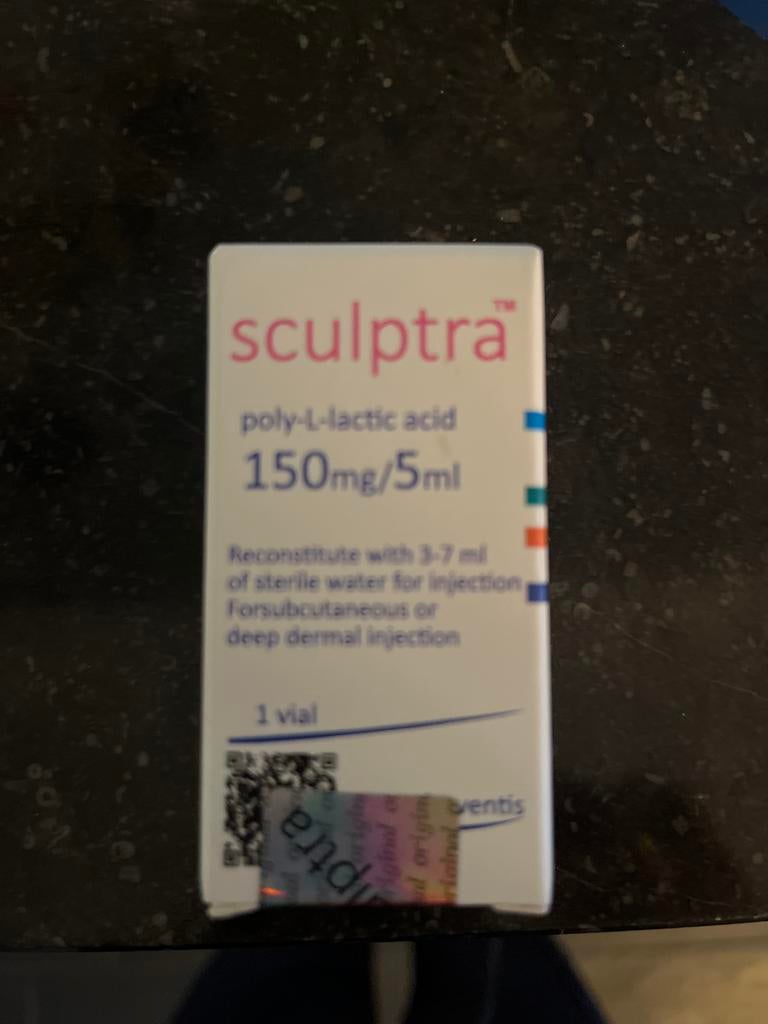 Sculptra Poly-L-Melkzuur 150mg/5ml - 3 flacons, Ophalen of Verzenden, Nieuw, Gehele gezicht, Verzorging